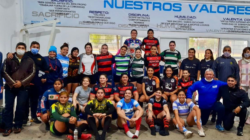 Intensa actividad del centro de rugby URNE