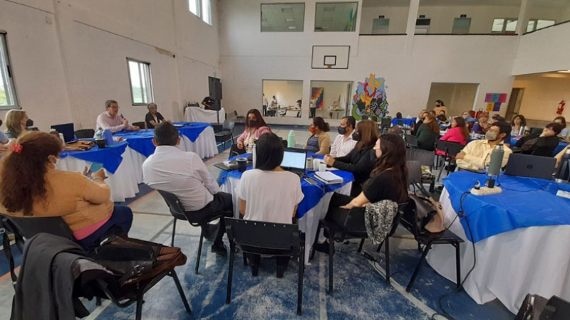 Lineras y equipos pedagógicos definen los ejes de trabajo