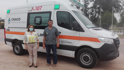 Charata recibió una nueva ambulancia de alta complejidad