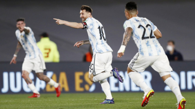Argentina superó a Uruguay con una contundente goleada