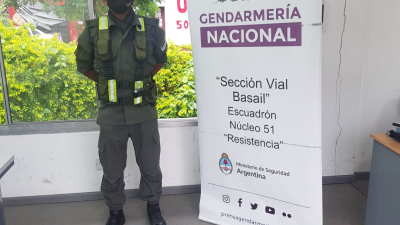 Gendarmería nacional incautó 16 kilos de marihuana cerca de Basail