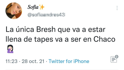 Un tuit sobre una fiesta hizo que el Chaco sea tendencia
