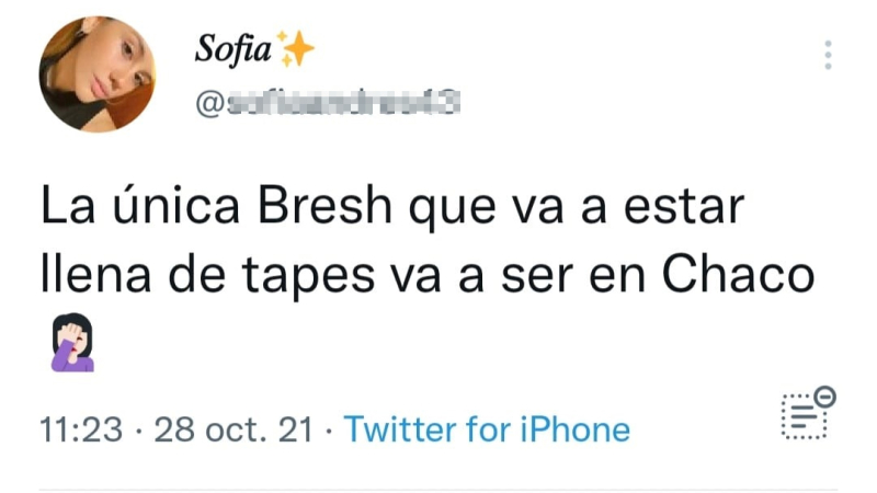 Un tuit sobre una fiesta hizo que el Chaco sea tendencia