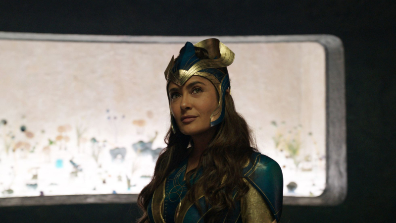 Las lágrimas de Salma Hayek al ver su "cara morena" como superheroína en ‘Eternals’