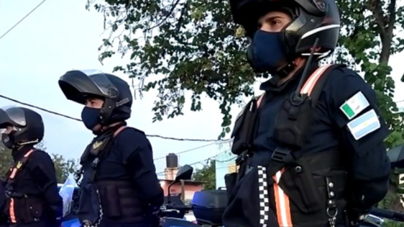 Caminera participó de un amplio operativo realizado en Villa Río Negro