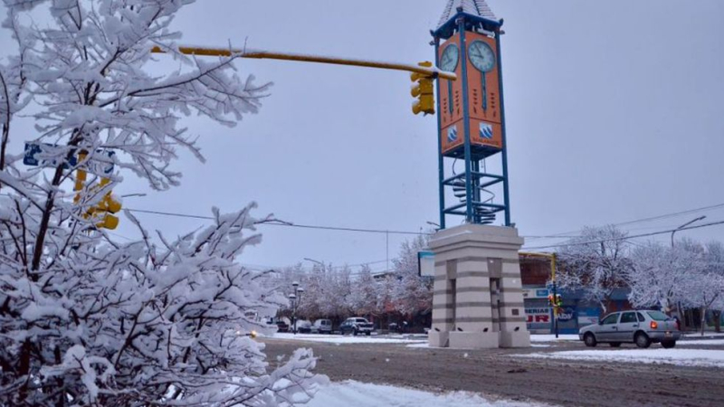 Nevó al sur de Mendoza y la sensación térmica bajó de 30 a 3 grados