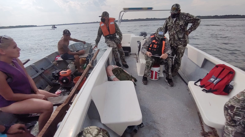 La Brigada Ambiental decomisó armas y especies protegidas