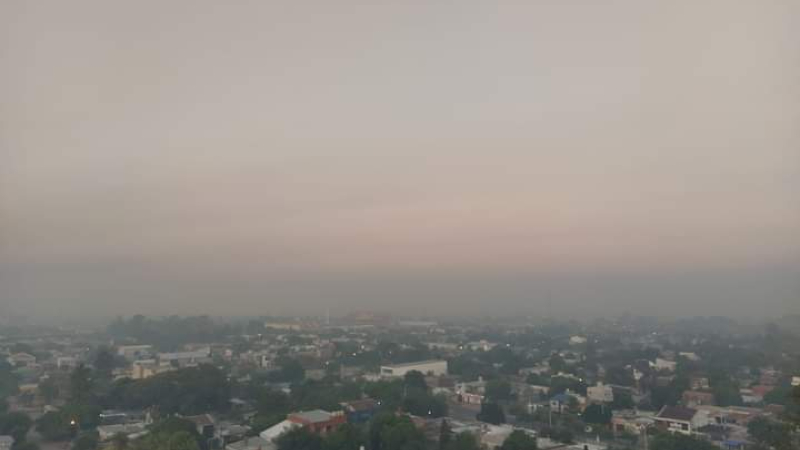 Chaco, afectada por los incendios de Corrientes: la atmósfera podría ser de "moderada a altamente turbia"