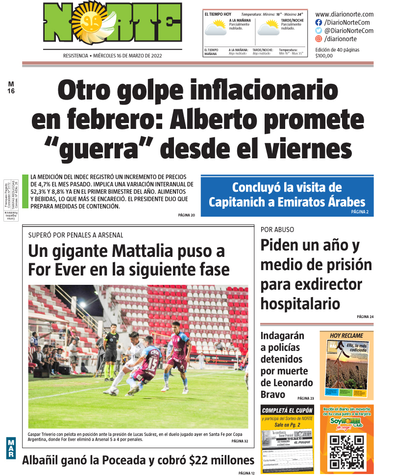 Edición del 16-03-2022