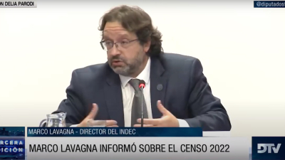 Marco Lavagna presentó ante diputados un informe del Indec sobre los avances en el censo 2022