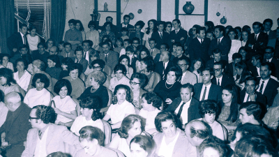 Jorge Luis Borges en su segunda visita al Chaco
