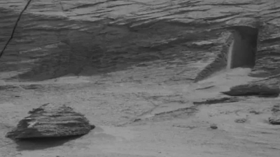 El rover Curiosity descubrió una puerta en Marte