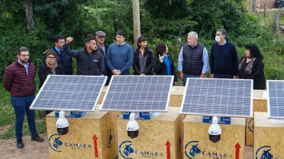 El gobierno habilitó sede del Idach y cámaras de seguridad rural