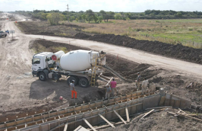 Avanzan las obras de pavimentación de la ruta 6