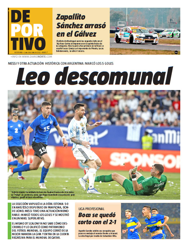 Leo descomunal