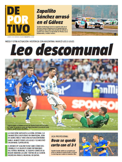 Leo descomunal
