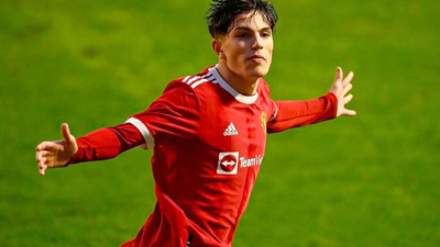 Garnacho fue promovido al primer equipo del Manchester United