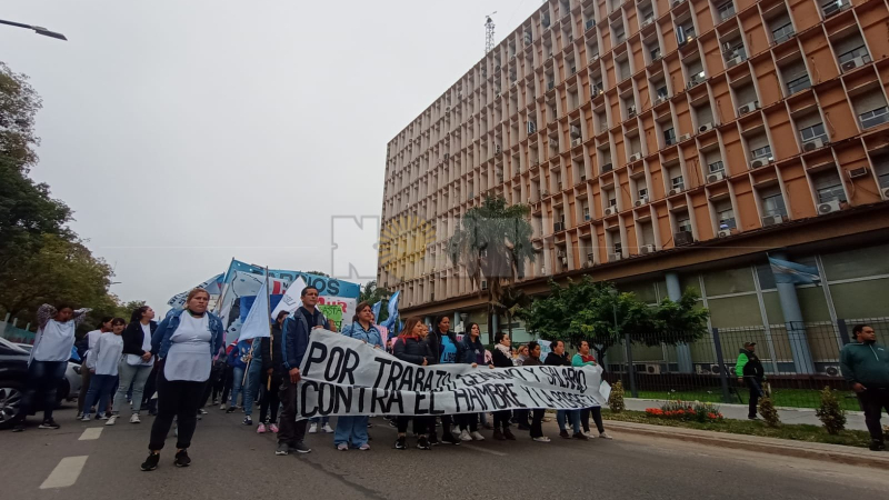 Organizaciones sociales se movilizaron contra la criminalización de la protesta social y el ajuste