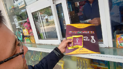 Continúa la locura por las figuritas del mundial