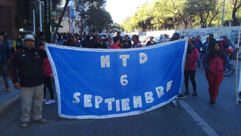 Reclamo de cooperativa de trabajadores desocupados