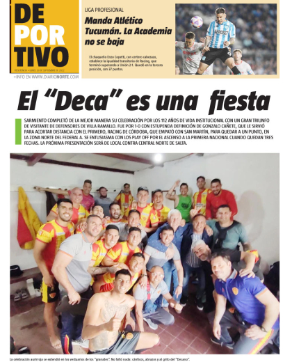 El “Deca” es una fiesta