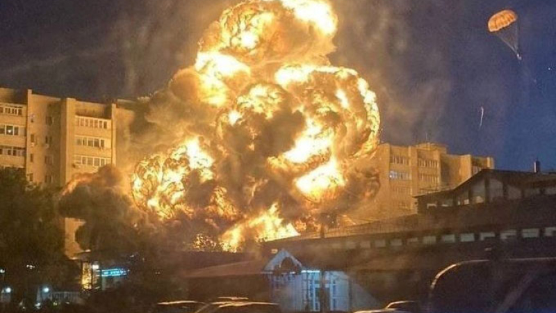Un caza ruso se estrella contra un edificio en una ciudad cercana a Ucrania