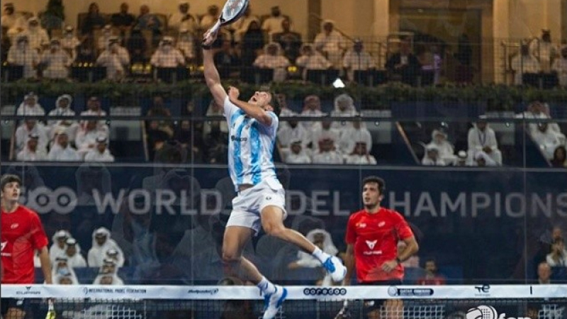 Mundial de Pádel: la Argentina fue campeón en Dubai con el chaqueño Franco Stupaczuk