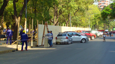 Obras en la plaza 25 de Mayo: estiman la habilitación para la segunda quincena de diciembre