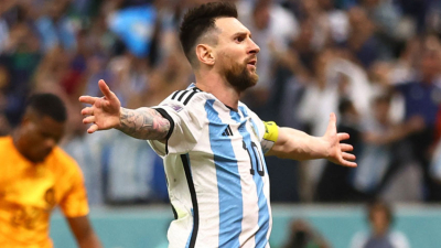 Messi igualó el récord de Batistuta