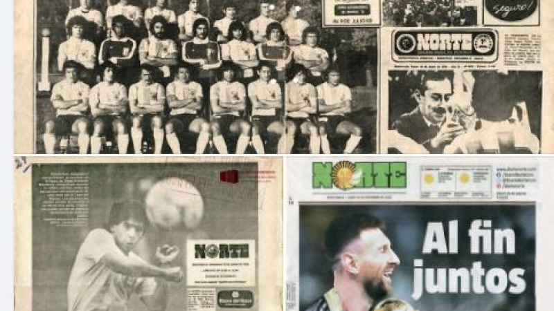 Argentina campeona, reflejada en las tapas históricas de NORTE 🏆