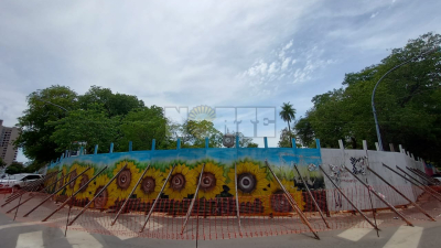 Las obras en la Plaza 25 de Mayo se habilitarían antes del aniversario de la ciudad