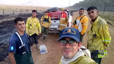 Bomberos voluntarios se movilizan contra el viceministro de ambiente de Nación