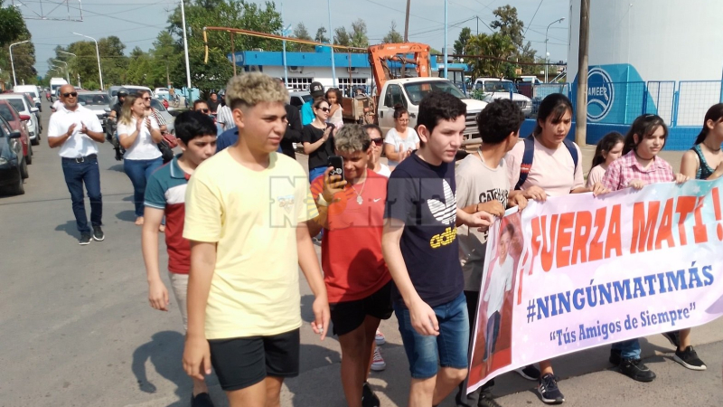 General San Martín: marcharon para pedir justicia por Ariel Rodrigo, chocado por "willeros"