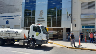 Trabajadores de Lotería Chaqueña se autoevacuaron por un principio de incendio