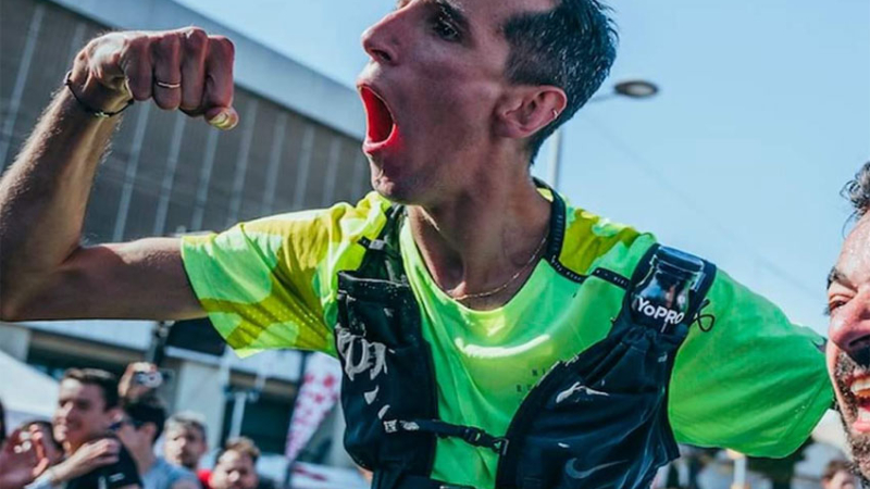 Completó una maratón con el 76 por ciento de discapacidad