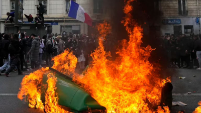 Al menos 20 detenidos en una manifestación en Francia