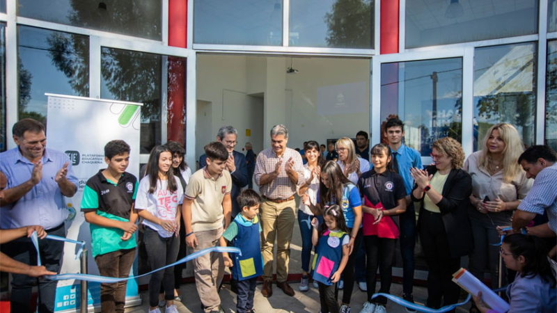 Capitanich inauguró en Las Breñas el centro tecnológico Chaco Innova