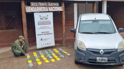 Viajaba al Chaco con casi 35 kilos de cocaína