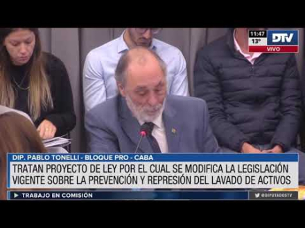 Dictamen al proyecto de reforma de la ley de Lavado de Activos