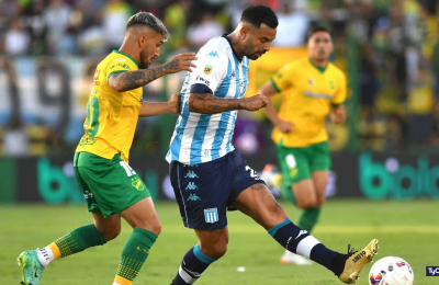 Racing no pudo cortar la seguidilla sin victorias en el torneo e  igualó con Defensa y Justicia