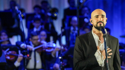 Abel Pintos grabó canciones patrias