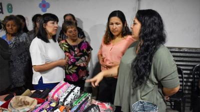 Elida Cuesta, en Campo Zampa, dialogó con emprendedoras