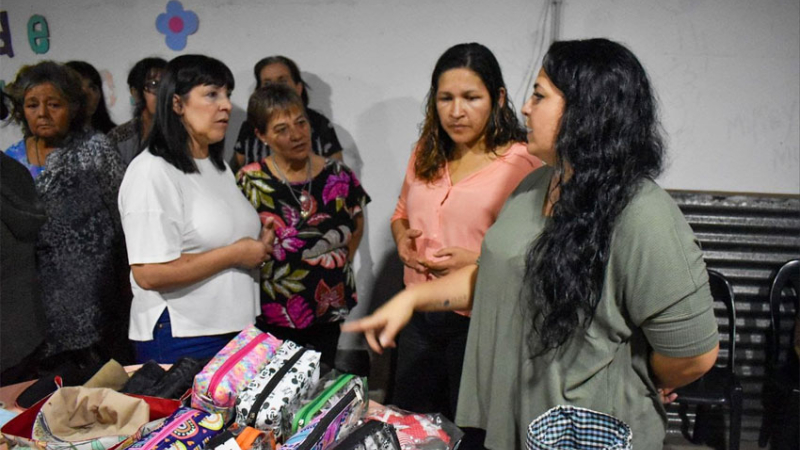 Elida Cuesta, en Campo Zampa, dialogó con emprendedoras