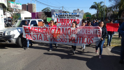 Otra movilización para pedir por la libertad de Emerenciano Sena