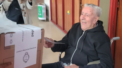 Tiene 102 años y fue a votar: "No falté nunca"