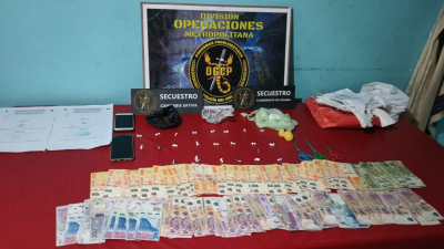 Desbarataron un búnker de droga y detuvieron a una mujer