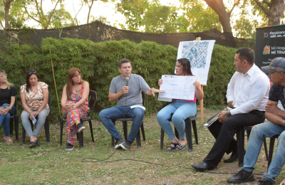 Avanza la regularización catastral en Villa Palermo