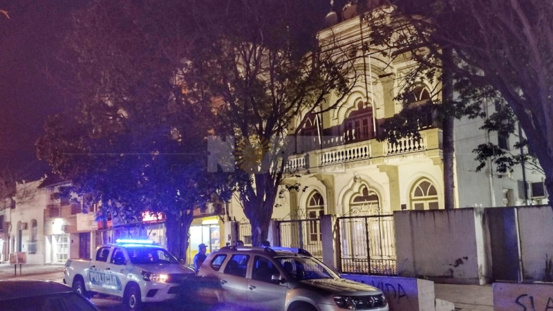 La Policía dispuso un operativo frente a establecimientos israelitas y de la comunidad judía