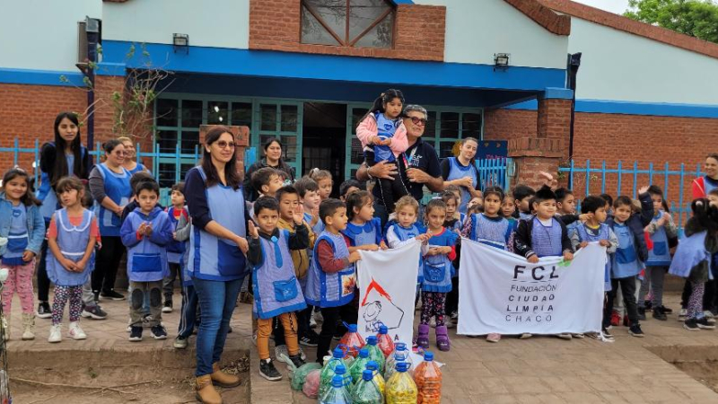 La comunidad pedaleó por Casa Garrahan Chaco