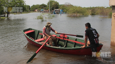 El 90 por ciento de la Isla del Cerrito ya está cubierto por el agua